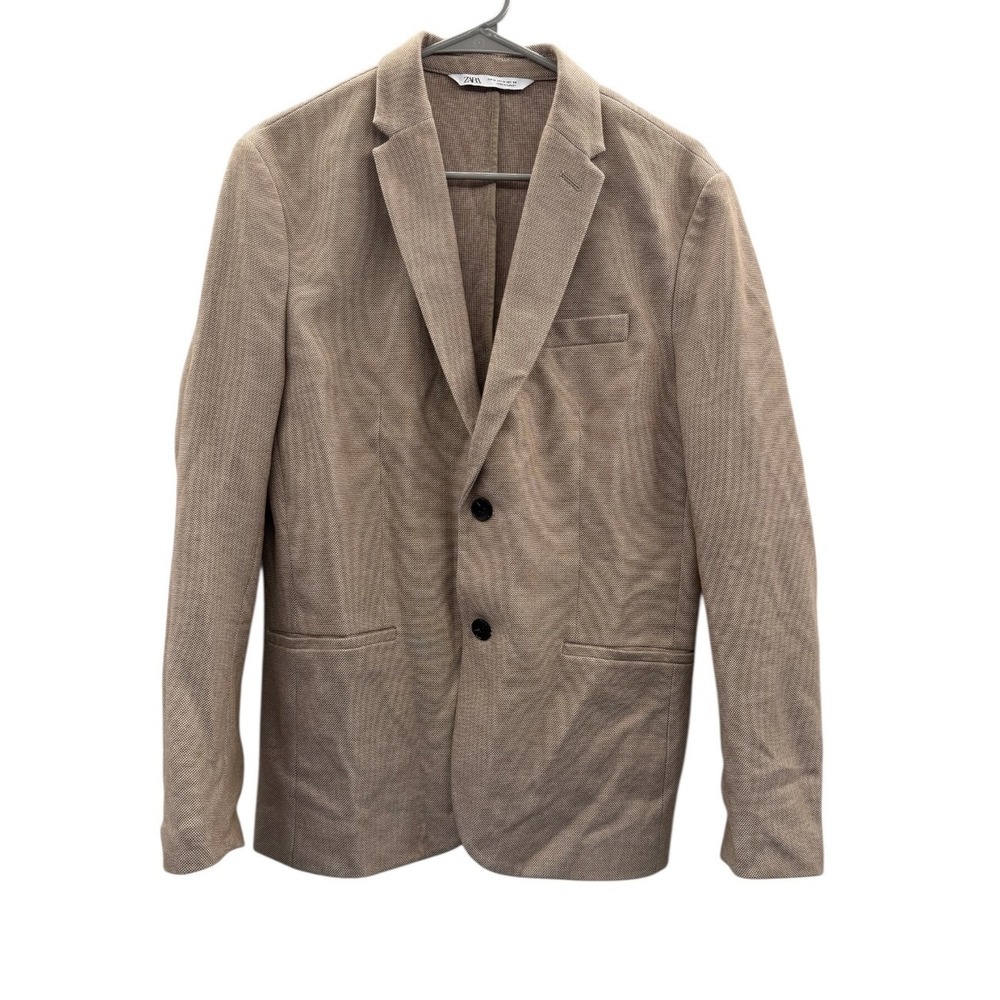Zara Tan Blazer‎ Men's Size Medium Workwear Casual Jacket